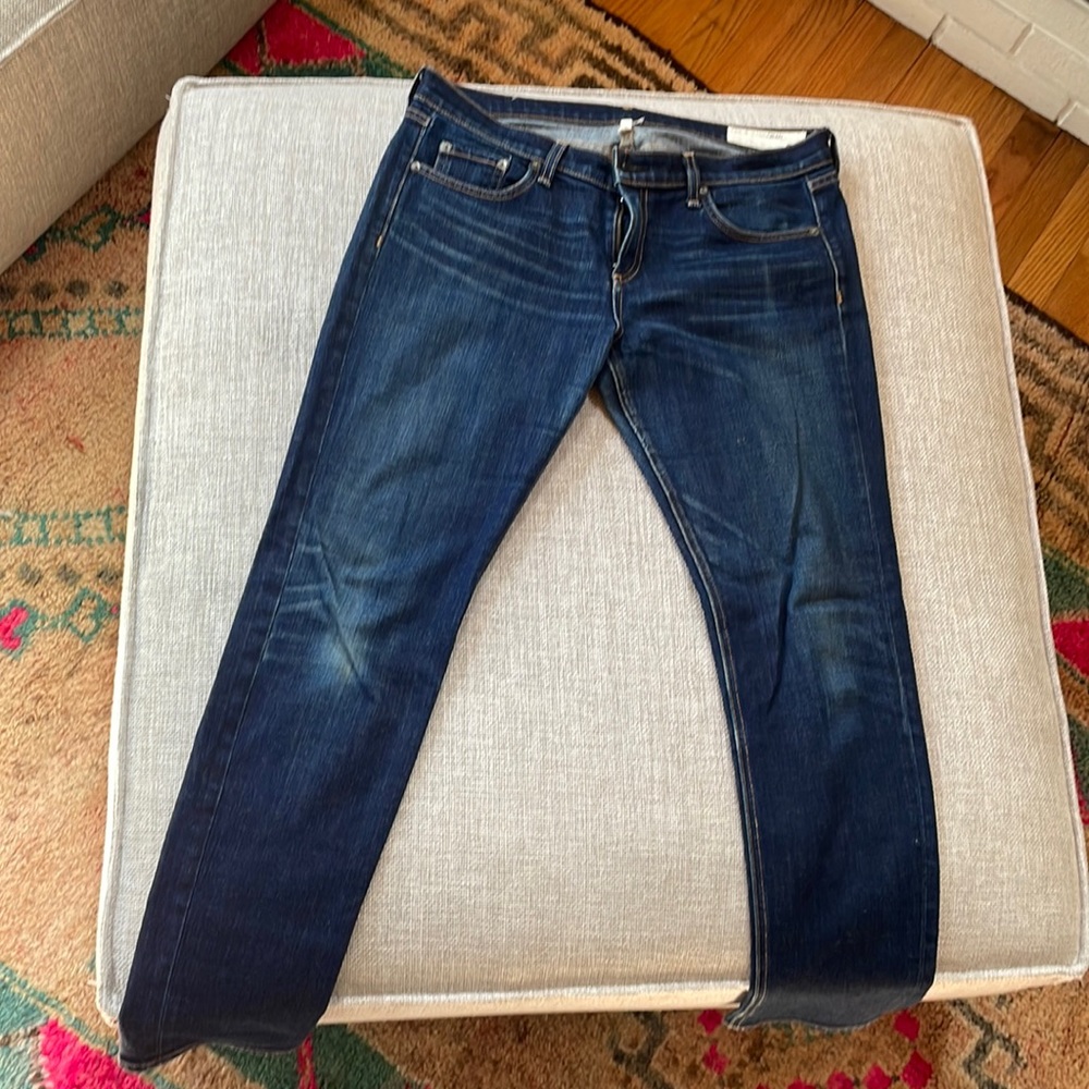 Rag and bone dark blue THE DRE 29 low/mid rise
